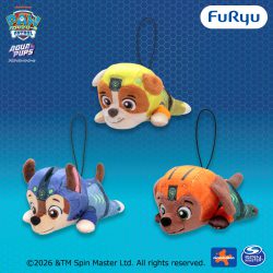 フリュー株式会社より「アクアパップスマスコット～チェイス・ラブル・ズーマ～」4月1週登場予定🐾